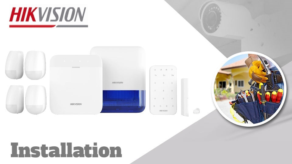 Hikvision DS-PWA64-Kit2-WE Wireless Burglar Alarm System with