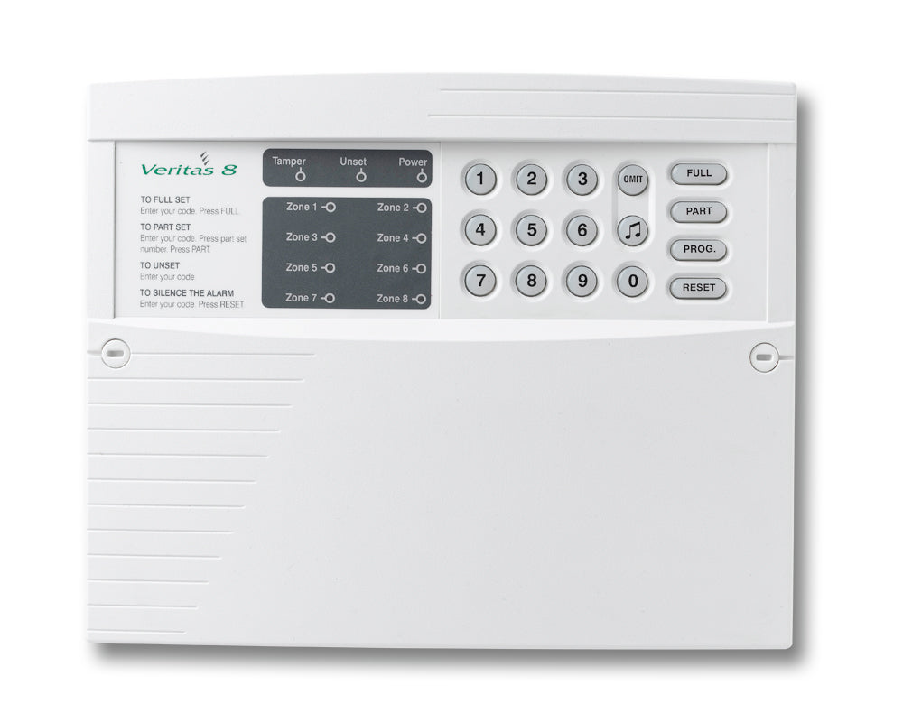 Wired alarm control panel