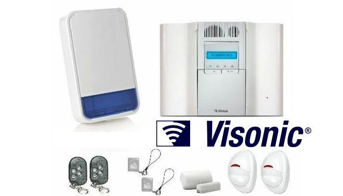 Hikvision and Visonic wireless alarm systems