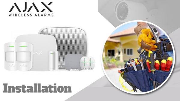 Ajax wireless  kit burglar alarm installation