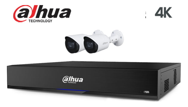 Dahua-Kit-13-IP 4K infrared bullet 2 camera IP CCTV kit