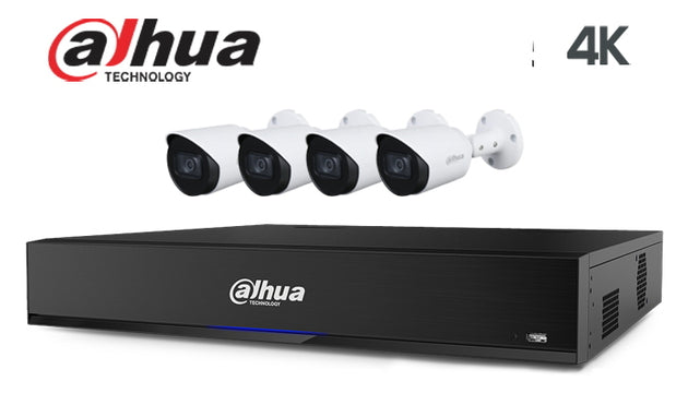 Dahua-Kit-14-IP 4K infrared bullet 4 camera IP CCTV system