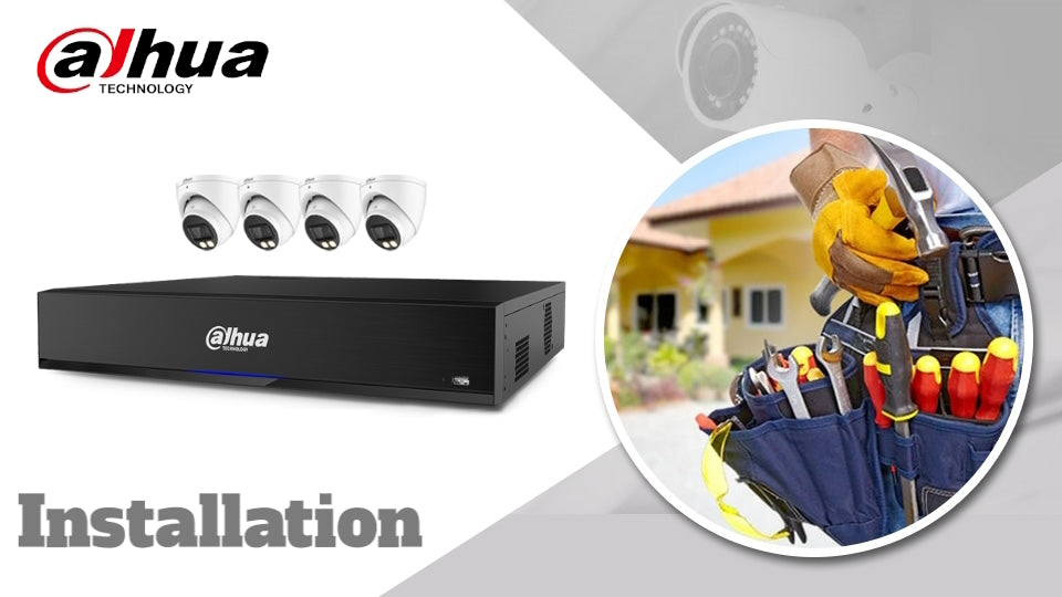 Dahua 4 camera CCTV installation