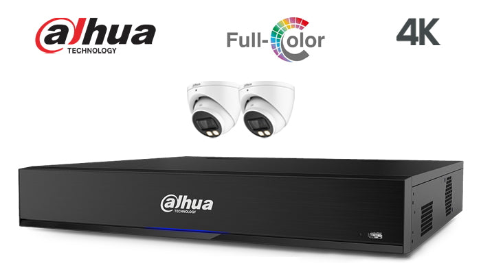 Dahua-Kit-21 4K Full colour 2 camera CCTV system