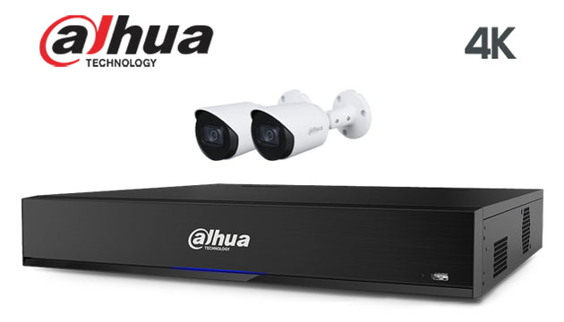 Dahua-Kit-17 4K infrared bullet 2 camera CCTV system