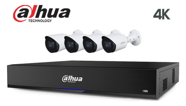 Dahua-Kit-18 4K infrared bullet 4 camera CCTV system