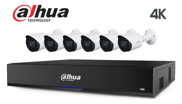 Dahua-Kit-19 4K infrared bullet 6 camera CCTV system