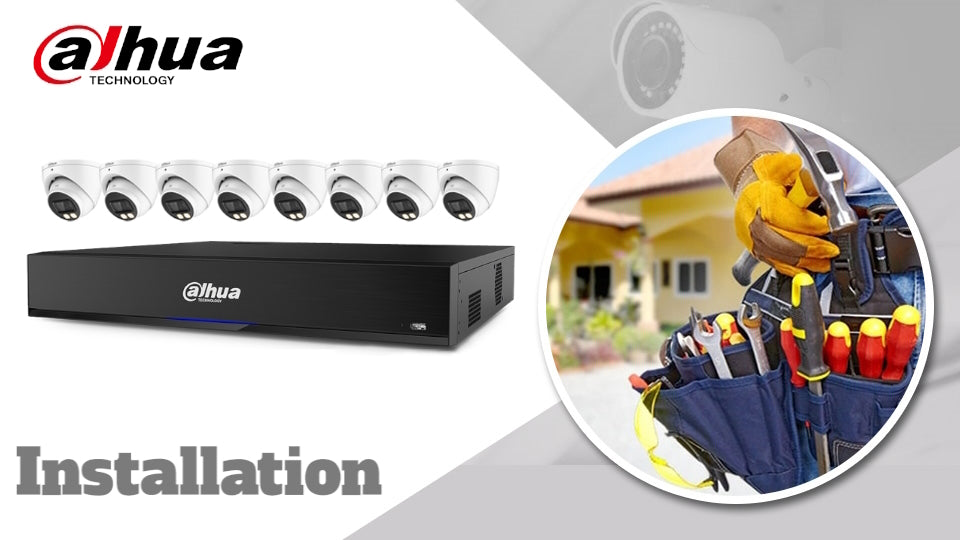 Dahua 8 Camera CCTV installation