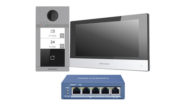 Hikvision one way wired IP video intercom system
