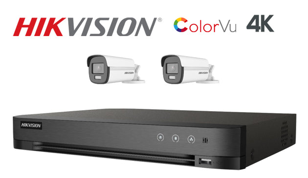 Hikvision-Kit-17 8MP (4K) ColorVu 2 bullet camera CCTV system