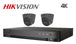 Hikvision-Kit-09 8MP(4K) infrared 2 turret camera CCTV system, grey