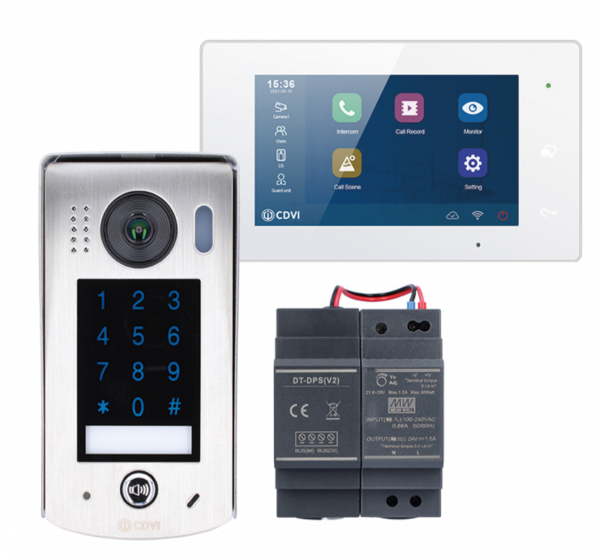 Hikvision CDV-4796KP-DX 2-Wire Video Intercom System with Wi-Fi ...