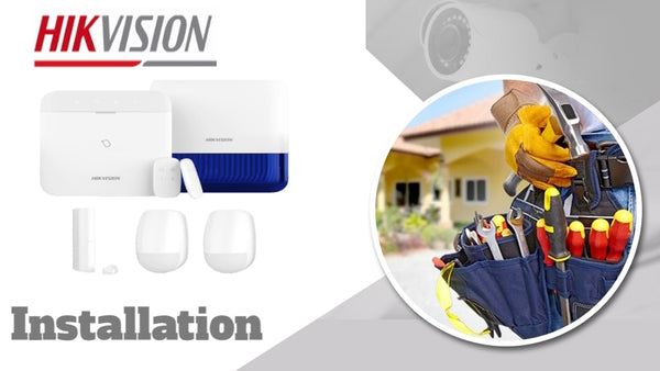 Hikvision Ax Pro burglar alarm installation