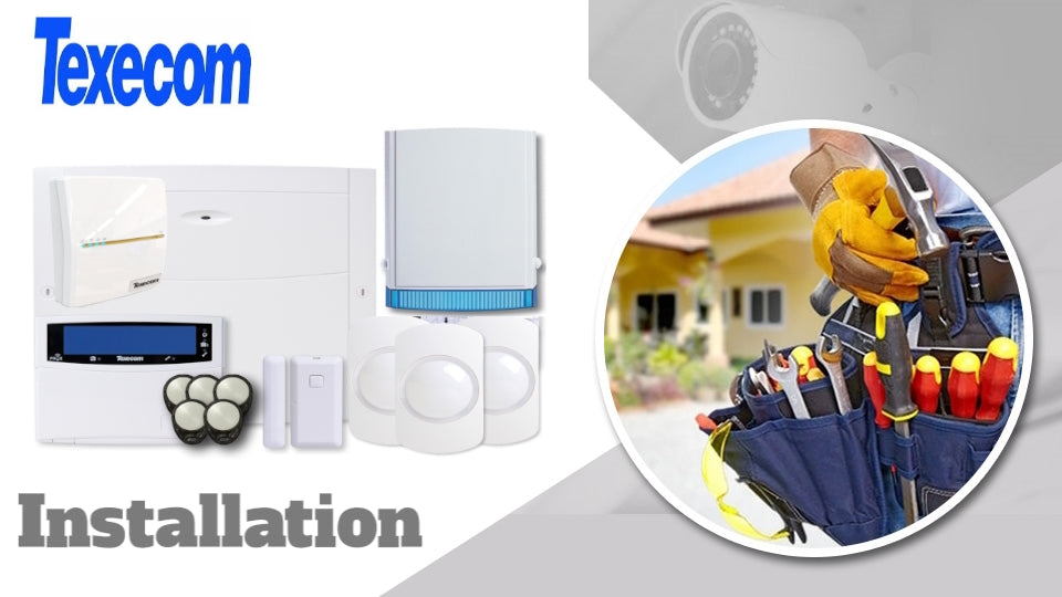 Texecom Premier Elite wireless burglar alarm installation