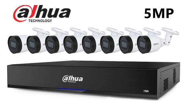 Dahua-Kit-08-IP 5MP infrared bullet 8 camera IP CCTV system