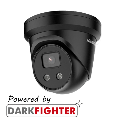 Hikvision DS-2CD2346G2-ISU/SL(2.8mm)(C) infrared 4MP built in speaker and alarm IP CCTV camera, black