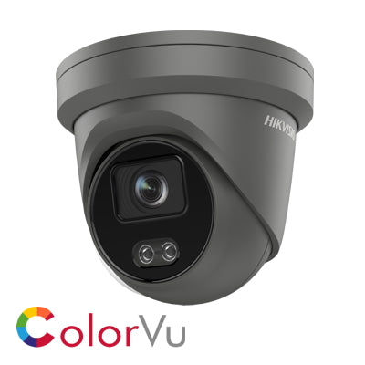 Hikvision DS-2CD2347G2-LU(2.8mm)/(C) 4MP ColorVu IP CCTV camera, grey