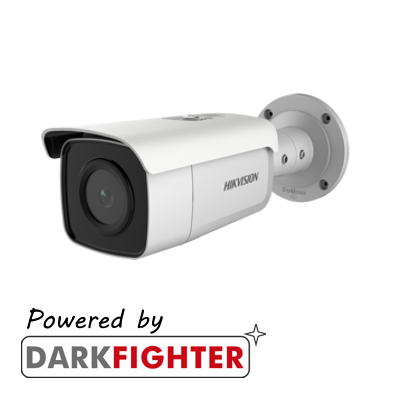 Hikvision DS-2CD2T86G2-2I(C) 4K darkfighter IP CCTV camera, white
